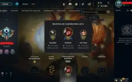Conta League of Legends Full Acesso - 145 Champs e 140 Skins