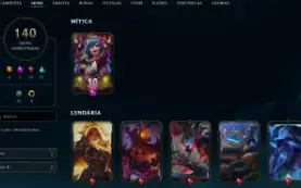 Conta League of Legends Full Acesso - 145 Champs e 140 Skins