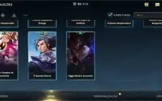 Conta Wild Rift Dima 3. 85 SKINS