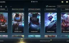 Conta Wild Rift Dima 3. 85 SKINS