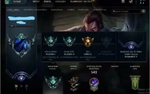 CONTA LOL PLAT 1