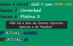 Conta LOL => SKINS E CHAMPIONS