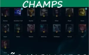 Conta LOL => SKINS E CHAMPIONS