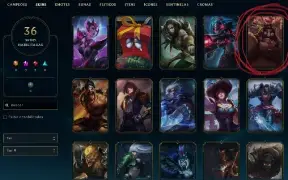 Conta Smurf De 2014 Com Skin Do Aatrox Lua Sangrenta Full Ac