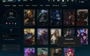 Conta Smurf De 2014 Com Skin Do Aatrox Lua Sangrenta Full Ac