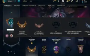 Conta ouro 4 com 50 Champs e 29 Skins
