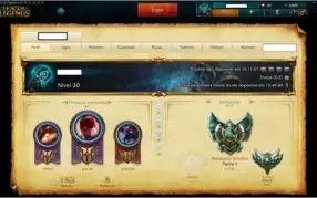CONTA LEAGUE OF LEGENDS - PLATINA 5 - 35 CHAMPS +3 skins