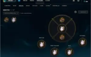 Conta lol silver 1 Com emotes espólios e 3 skins