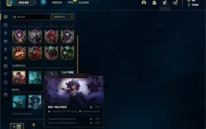 Conta prata 4 com 90 Champs e 57 Skins + Prestigio da LUX
