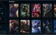 Conta LOL Platina 3, 29 skins, 25 emotes, 81 Icones