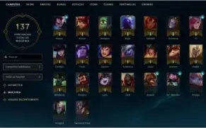 Conta Platina 4 League of Legends