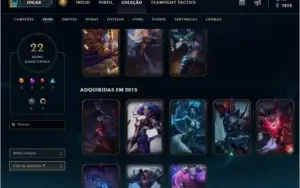 Conta Platina 4 League of Legends