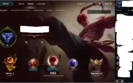 Conta com 76 champions e skins!