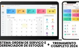 Sistema Ordem de Serviço Completo + Treinamento + Instalação