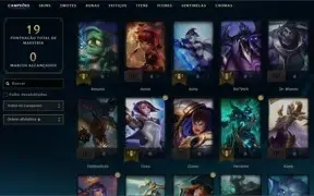 Conta League of Legends Platina 4.