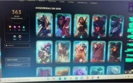 Conta lol - 363 skins