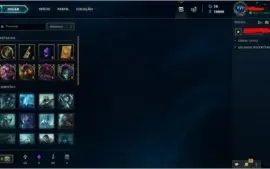 Conta LoL - D4 /20 Skins/ Ahri prestigio e Lux Elementalista