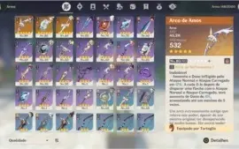 Genshin AR53 | Klee,Raiden,Tartaglia,Kequing,Mona | 3 Armas