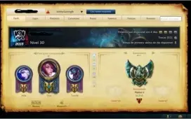 Conta lol nv 30 Platina V , 78 champs