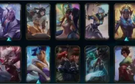 Conta League of Legends Bronze 4, 33 skins 30R$