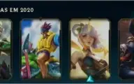 Conta League of Legends Bronze 4, 33 skins 30R$