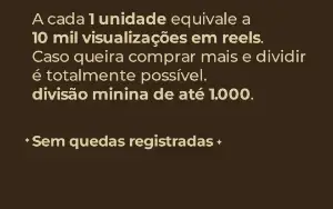 Visualizações em Reels Instagram