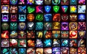Conta com Borda de Diamante e 206 Skins