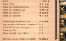 V. conta albion, 116M fama total ( com email )