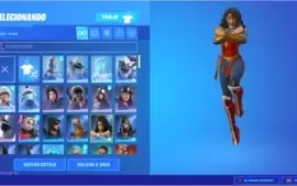 Conta de Fortnite + de 250 skins ( wonder, minty). PC apenas