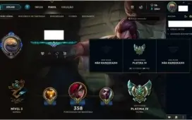 conta lol - plat IV, plat III s7, 43 skins.