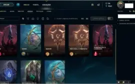conta lol - plat IV, plat III s7, 43 skins.