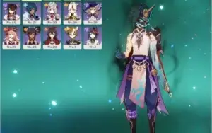 Conta Genshin Impact AR 30 Xiao e Lança de Jade Primitiva