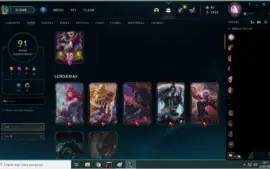 CONTA DE LOL LV242