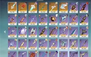 Conta geshin AR58 C/ 13 5* e 6 armas 5*