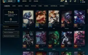 Conta Unranked com 131 Champs e 71 Skins (Criada em 2012)
