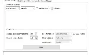 Twitch bot viwers + AD viwers