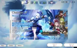 Conta genshin AR 36 com Raiden + Kazuha + Furina + Jean