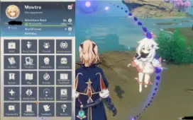 Conta genshin AR 36 com Raiden + Kazuha + Furina + Jean