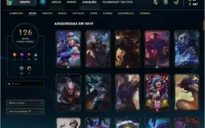 Conta de League of Legends