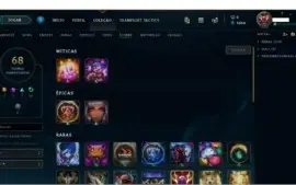 Conta League of Legends Diamante 4 13 Skins (9 Épicas)