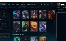 Conta League of Legends Diamante 4 13 Skins (9 Épicas)