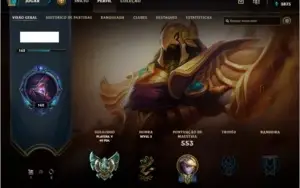 Conta LOL PLATINA