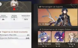 Conta End Game Com Blade, Sw E Seele+Cone Bailu