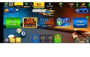 Conta  8 Ball Full Acesso 732M De Fichas 2 Aneis De Veneza