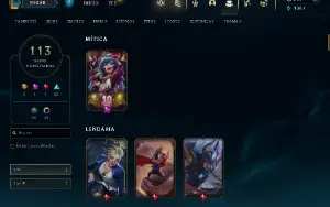 Fullacesso - Conta De 2015 - 113 Skins - Level 403 - 163 Cam