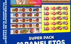 22 Artes de Panfleto de Supermercado Editáveis no CorelDRAW