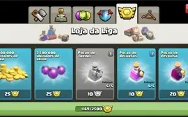 CONTA CV14 BOA com Decorações de 2015 CLASH OF CLANS