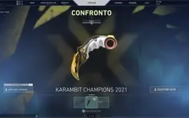 VENDO CONTA DE VALORANT COM KARAMBIT CHAMPION!! 900+ gastos