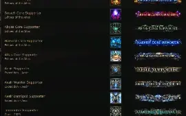 Conta Path of Exile 1 e 2, Muitas MTX