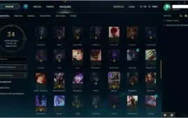 Conta Gold 4 League Of Legends + 61 Champions + 31 Skins